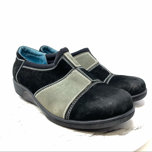 Gravity Defyer Comfort patchwork shoe 10 suede